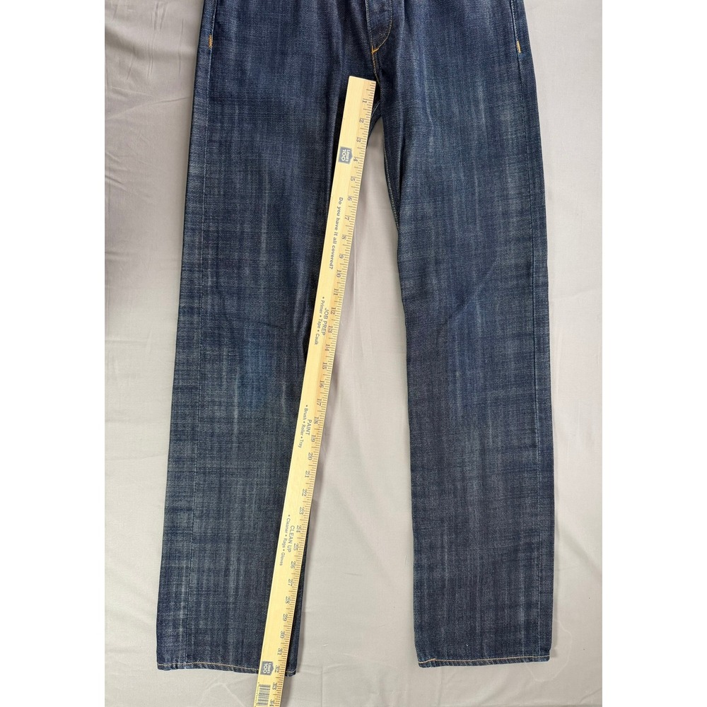 Rag & Bone Handmade in USA Dark Wash Straight Leg Button Fly Jeans Indigo 29 - Picture 8 of 12